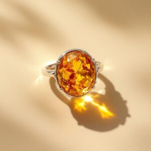 Amber Glow Ring