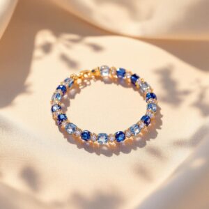 Sapphire Cascade Bracelet