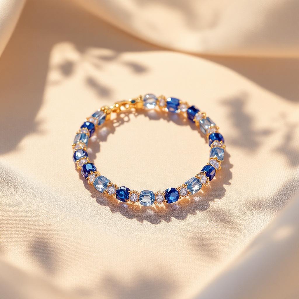 Sapphire Cascade Bracelet