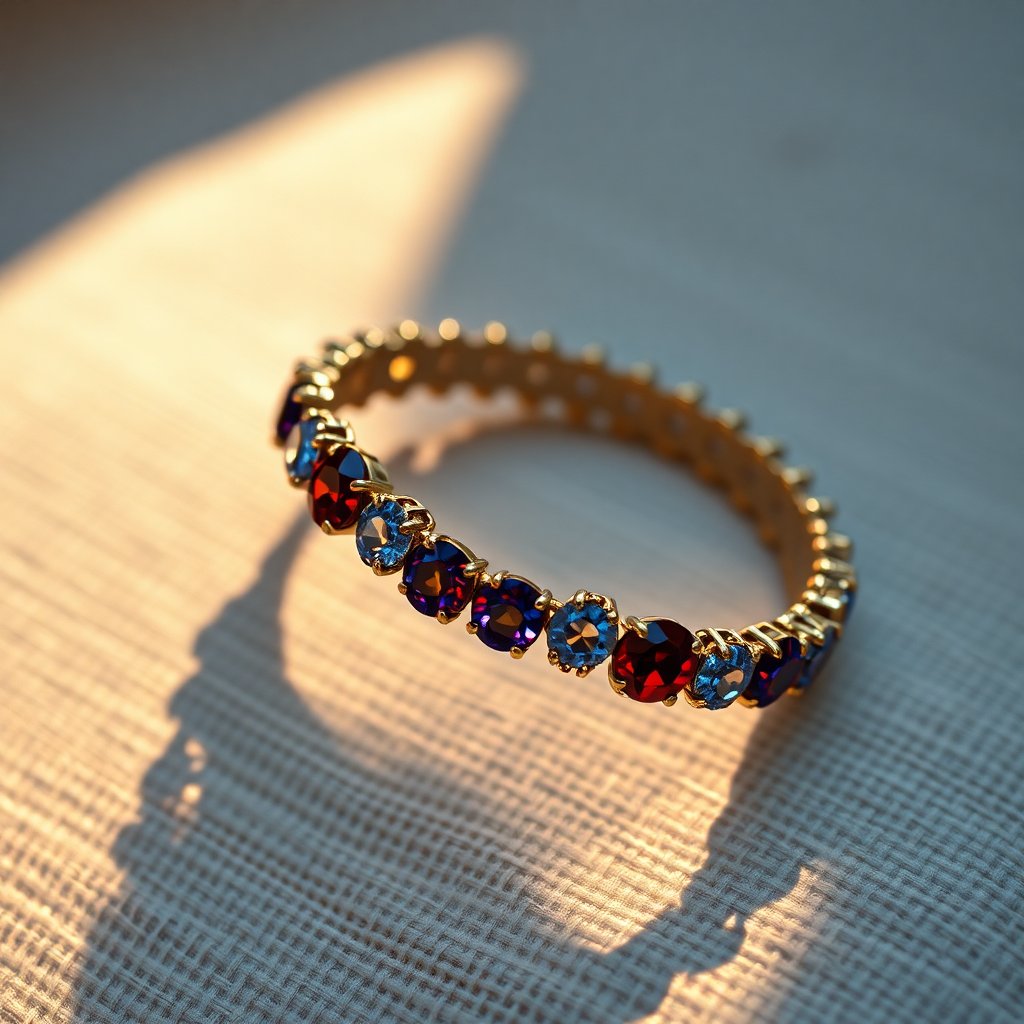 Sapphire Cascade Bracelet gallery 1